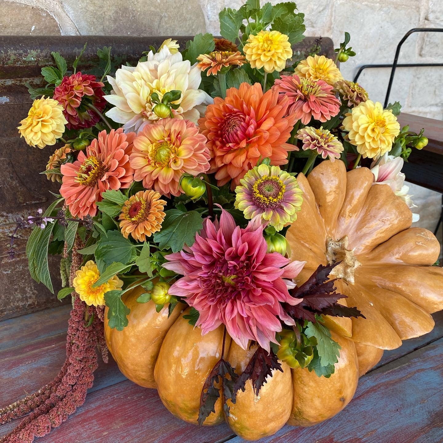 Pumpkin Arranging Class