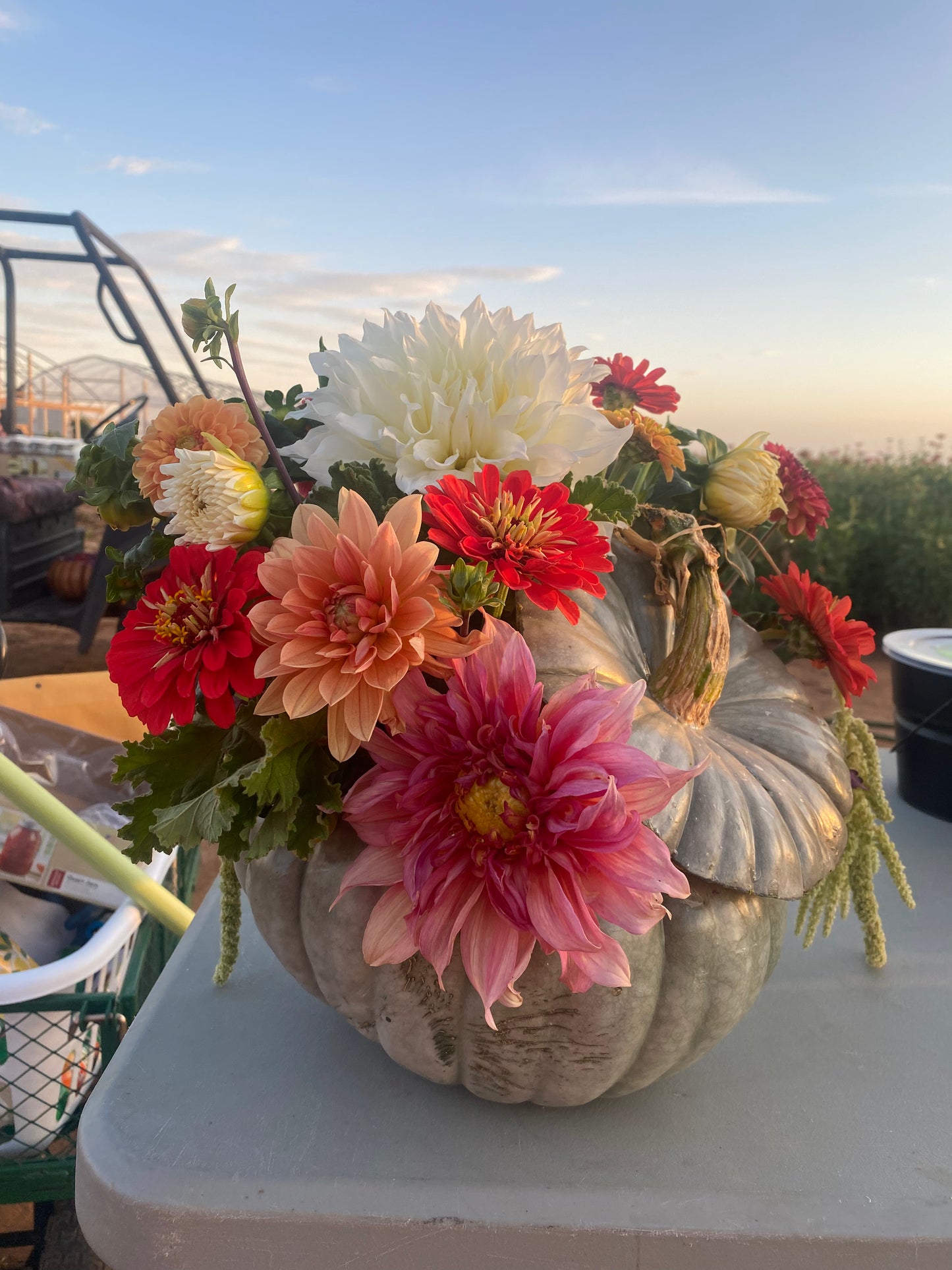 Pumpkin Arranging Class