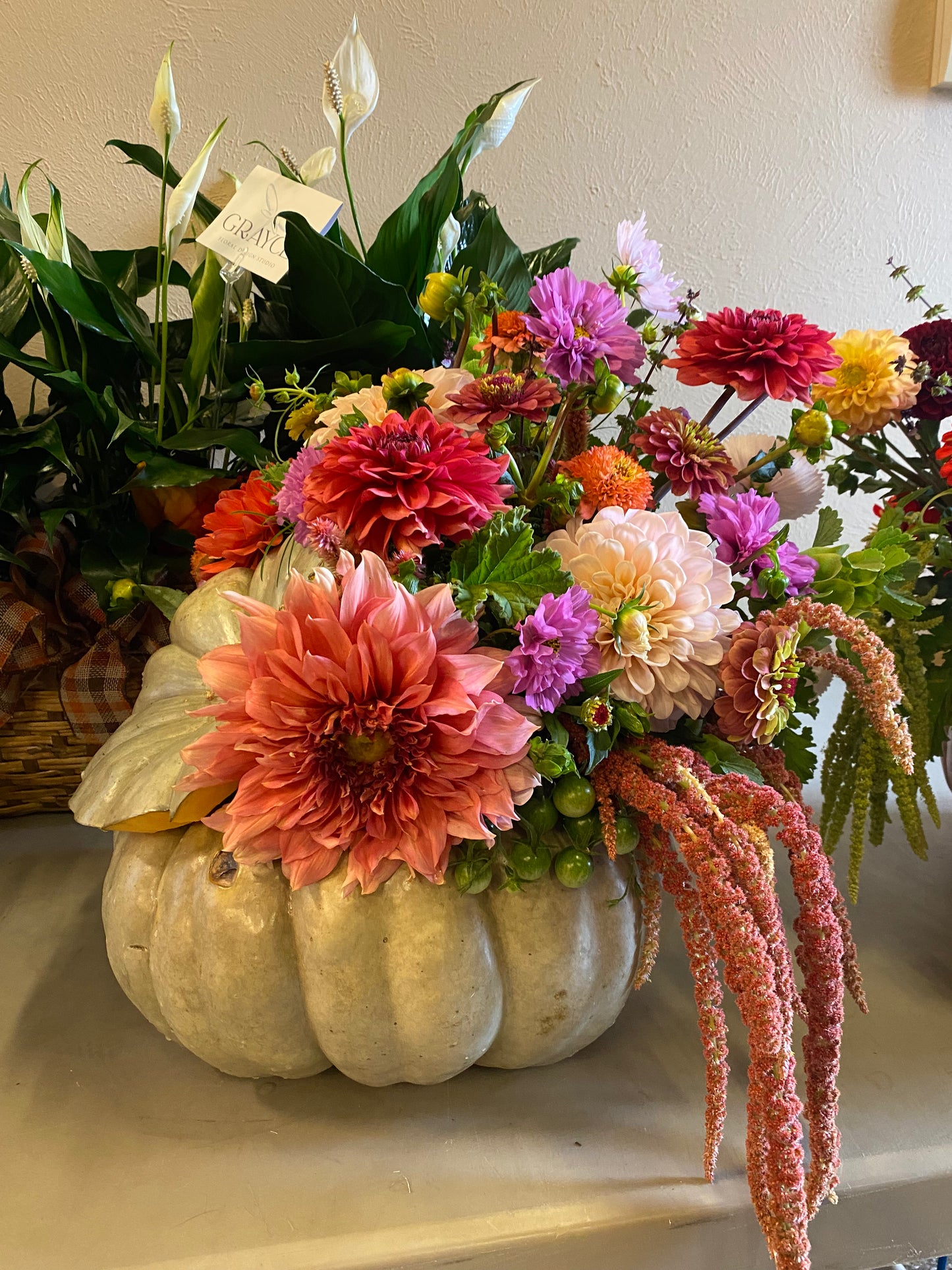 Pumpkin Arranging Class